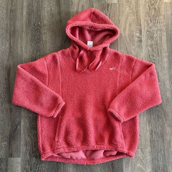 Nike Women's Therma-Fit Pink Pullover Sweatshirt - Size: Small - Picture 9 of 9